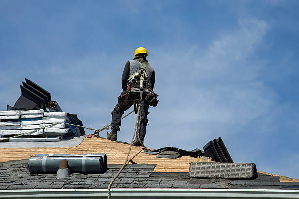 Professional Flat Roof Repair technician working in Arlington, GA